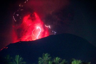 Indonesia Volcano Erupts Three Times, Spews 5 Km Ash Tower