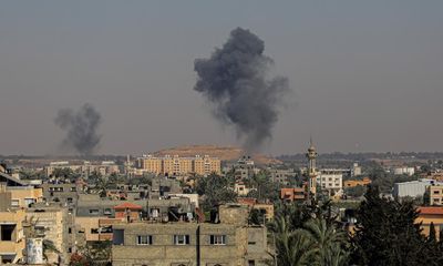 Israel-Gaza war: dozens reported killed after Israeli strike on UN school in refugee camp – as it happened