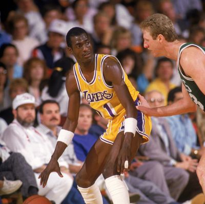 Los Angeles Lakers legend Michael Cooper and Boston Celtics alum Dee Brown share Larry Bird stories