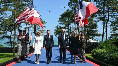 Western leaders and veterans mark 80th anniversary of D-Day landings