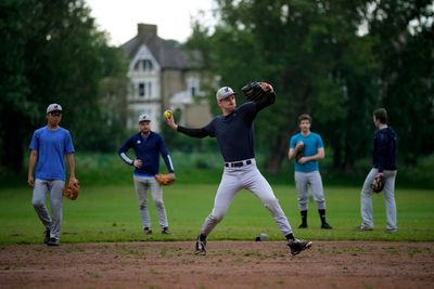 In the UK's top baseball league, crowds are small, babysitters are key and the Mets are a dynasty