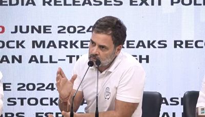 Highlight of Rahul Gandhi's PC on June 4 Stock Market Crash and Exit Polls