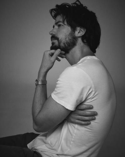 Grant Gustin's Effortless Style In Classic White Tee