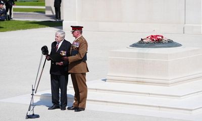 ‘I have never taken his sacrifice for granted’: D-day veterans honour comrades in Normandy