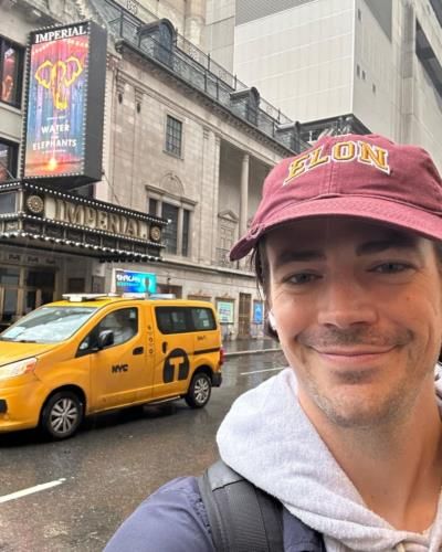 Grant Gustin Radiates Joy In City Selfie With Yellow Cab