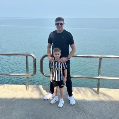 Steven Gerrard And Son Embrace Nature's Beauty By The Ocean