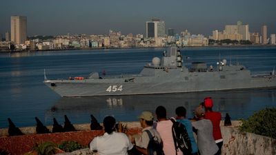 Russian warships en route to Cuba for military exercise expected to arrive next week