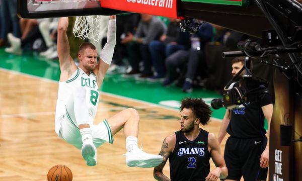 Porzingis sets the tone as Celtics limit Doncic in stunning NBA finals opener