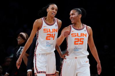 Engaged Sun teammates Alyssa Thomas and DeWanna Bonner find work-life balance in the WNBA