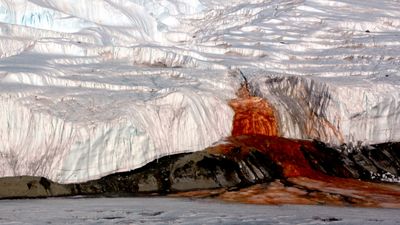 Blood Falls: Antarctica's crimson waterfall forged from an ancient hidden heart