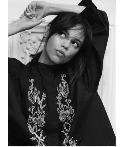 Jenna Ortega Radiates Elegance In Striking Black Photoshoot