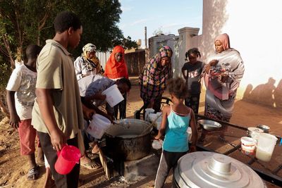 Dozens killed near Sudan’s capital as UN warns of soaring displacement