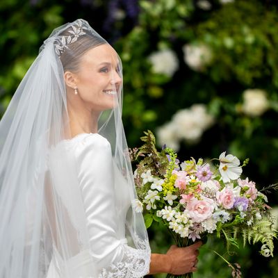Olivia Henson's Romantic Wedding Dress Includes a Hidden Reference to a Family Heirloom