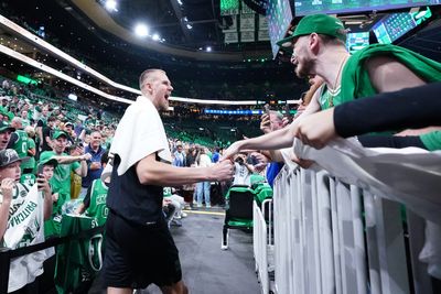 Kristaps Porzingis is back in a big way for the Boston Celtics