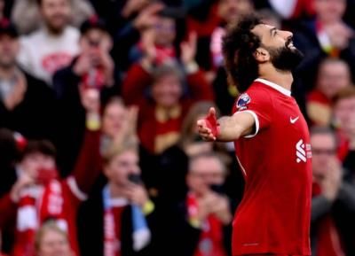 Mohamed Salah's Exuberant Celebration After Football Match Victory