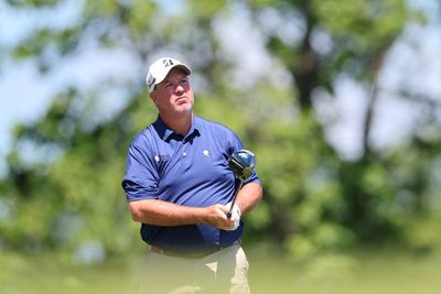 Boo Weekley, who sometimes drives U-Hauls to tournaments, co-leads American Family Insurance Championship