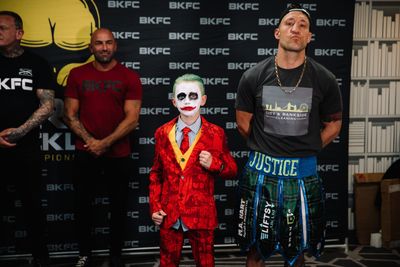 Photos: BKFC Prospect Series Newcastle weigh-ins and fighter faceoffs