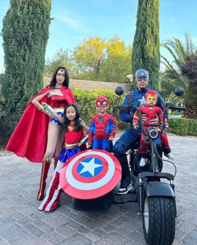 Kevin Na And Family Embrace Superhero Fun In Heartwarming Photos