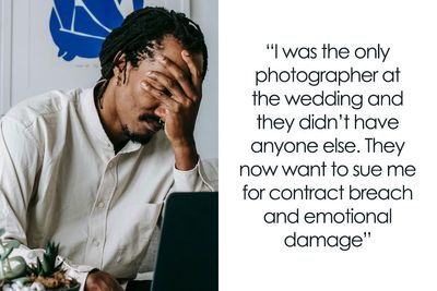 “They Want To Sue Me Now”: Photographer Doesn’t Show Up To Wedding