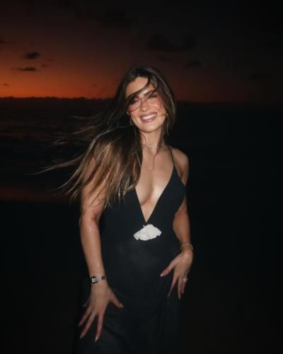 Whitney Simmons Radiates Elegance In Sunset Beach Photoshoot