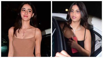 Ananya Panday and BFF Suhana Khan glam up as they party with Ibrahim Ali Khan, Vedang Raina and friends at Tania Shroff's party - WATCH