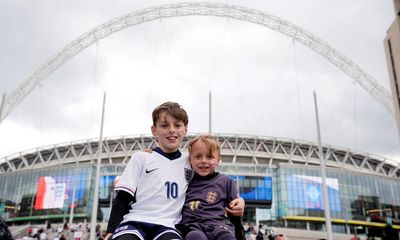 Diverse Wembley crowd’s optimism gives way to boos as England toil
