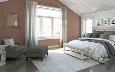 How to Decorate With Sherwin-Williams' Shade 'Hushed Auburn', 2024's Perfect Dusky Pink