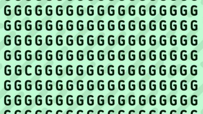 Optical Illusion: Only those with sharp vision can spot the 'C' in this image