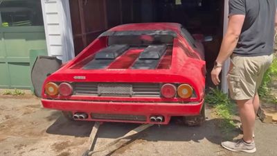 Watch This Ferrari 512 BB Barn Find Shine Again After Sitting for 28 Years