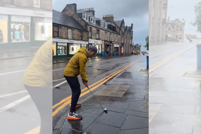 Golfer hits shot into 18th green at St. Andrews from a street over, St. Andrews Link Trust releases statement