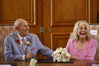 World War II veteran, 100, weds 96-year-old bride near D-Day beach