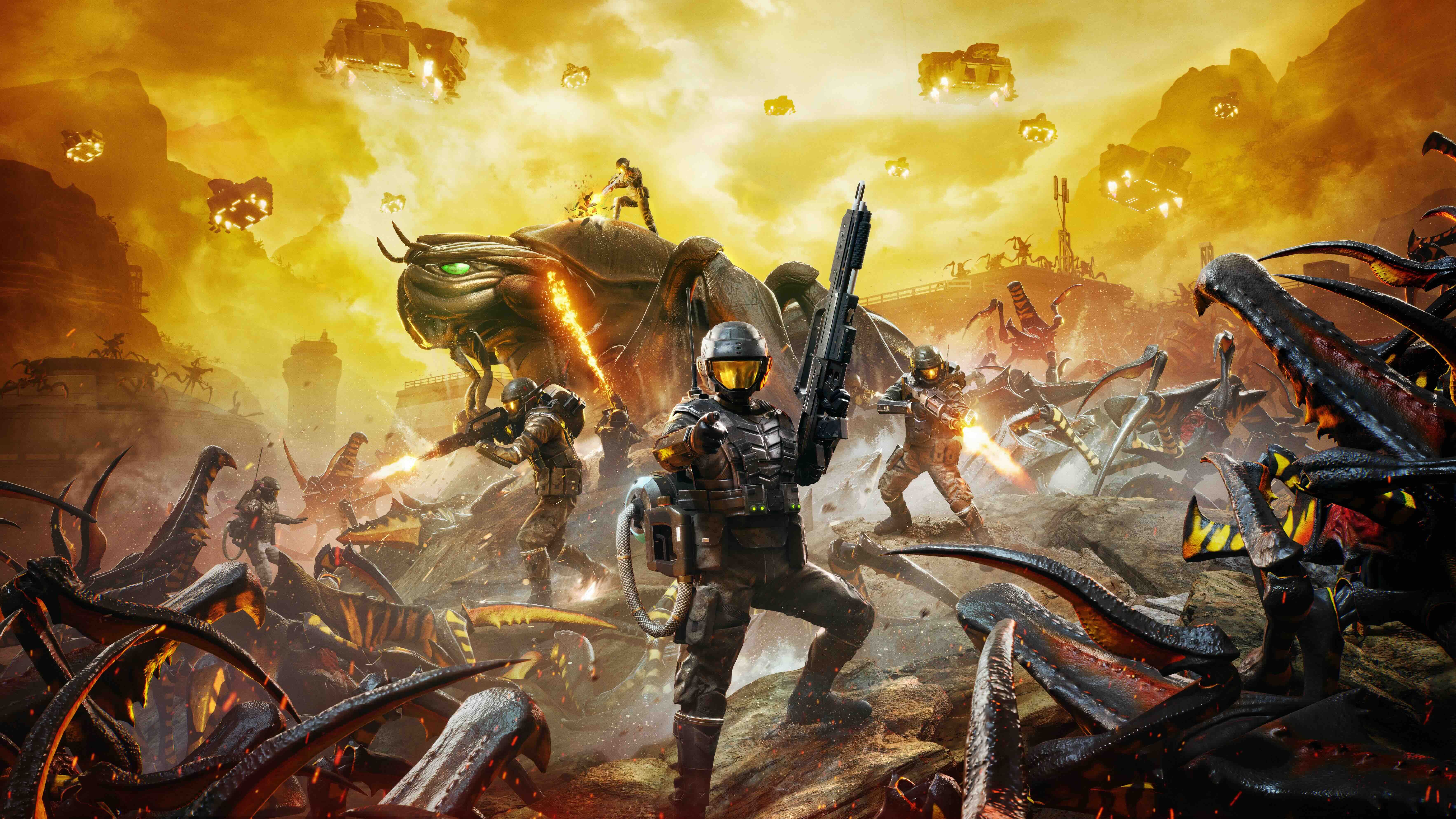 The official Starship Troopers co-op shooter has a…