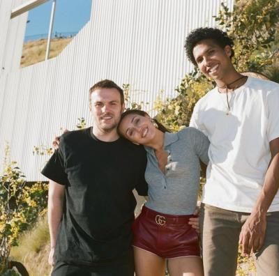 Miley Cyrus Poses With Sabato De Sarno And Tyler Mitchell