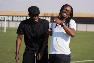 Michael Essien And Derek Boateng: A Heartwarming Moment Captured