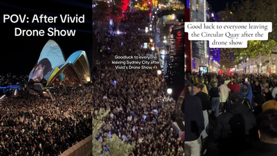 Footage Of The Crowds At Vivid Sydney Are Doing The Rounds On TikTok & It’s Making Me Nauseous