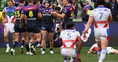 Knights' cursed run in Melbourne continues with brave loss