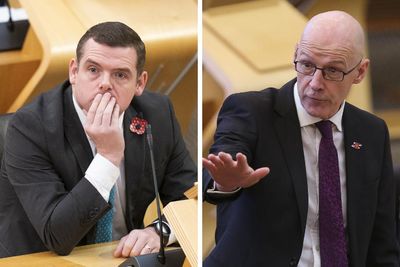 Douglas Ross has undermined his position as Scottish Tory leader, John Swinney says