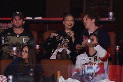 Ariana Grande and boyfriend Ethan Slater make rare public appearance at Stanley Cup Final