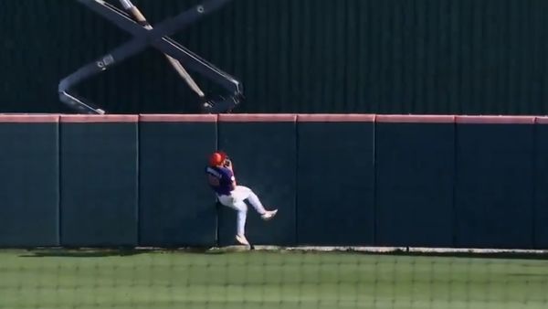 Clemson Outfielder's Game-Saving Catch Drew Willie Mays Comparisons From Fans