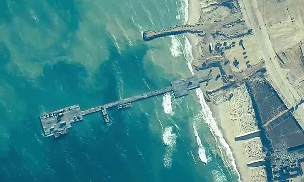 US-made Gaza pier resumes aid shipments after storm damage