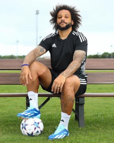 Marcelo Vieira Showcases His Football Prowess With A Striking Pose