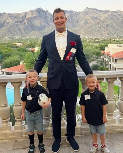 Rob Gronkowski's Heartwarming Moment With Nephews At Hall Of Fame