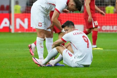 Robert Lewandowski suffers scare ahead of Euro 2024 - as another Poland forward gets injured celebrating