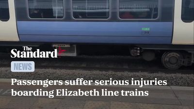 Passengers suffer serious injuries boarding Elizabeth line trains at west London station