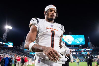 Look: Ja’Marr Chase arrives for Bengals media day