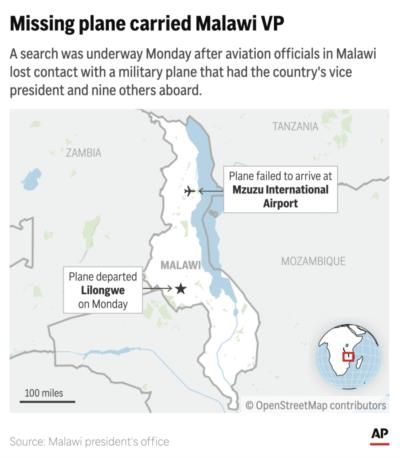 Malawi Vice President Among 10 Killed In Plane Crash