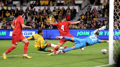 Yengi stars as Socceroos beat Palestine 5-0
