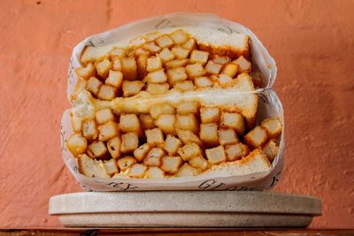 ‘It’s hard to get wrong – it’s chips, bread and sauce!’ Why chip butties are having a moment in Australia