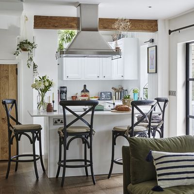 This small cottage was totally transformed with smart decorating and space-saving tricks