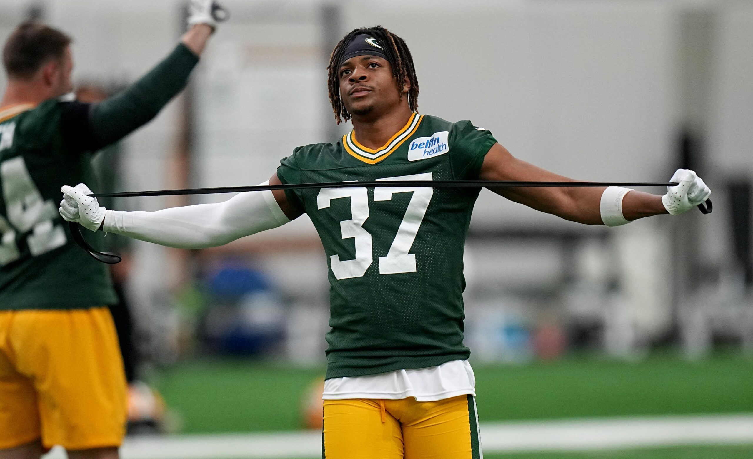 Packers CB Carrington Valentine stands out during…